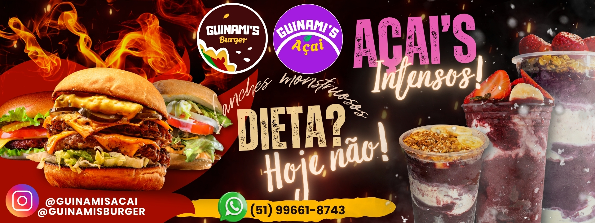 Banner Guinami's Açaí