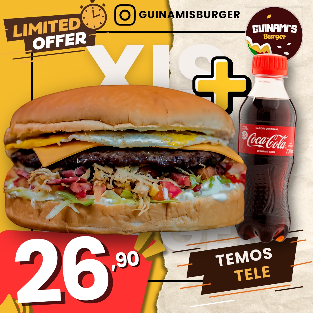 Combo Xis Salada ou Frango